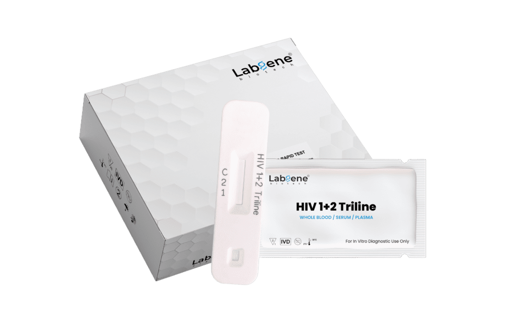 HIV 1+2 Triline​ Rapid Test